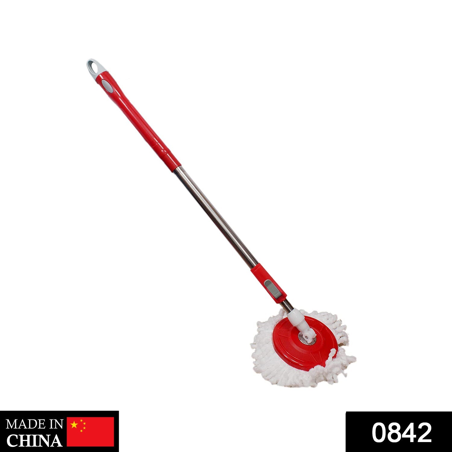 0842 Home Cleaning - Stainless Steel 360 Degree Rotating Pole Microfiber Mop Rod Stick DeoDap 0842 Home Cleaning - Stainless Steel 360 Degree Rotating Pole Microfiber Mop Rod Stick DeoDap